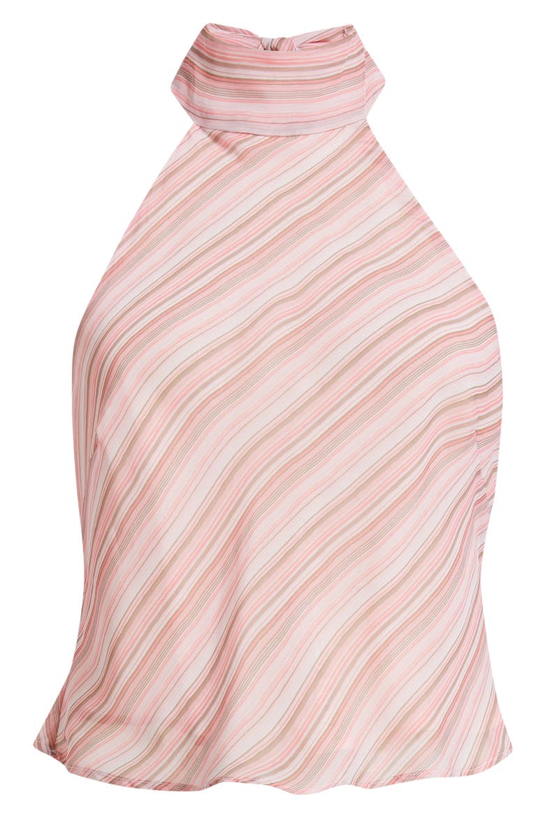 Piper Halter Top, Alternate, color, PINK STRIPE