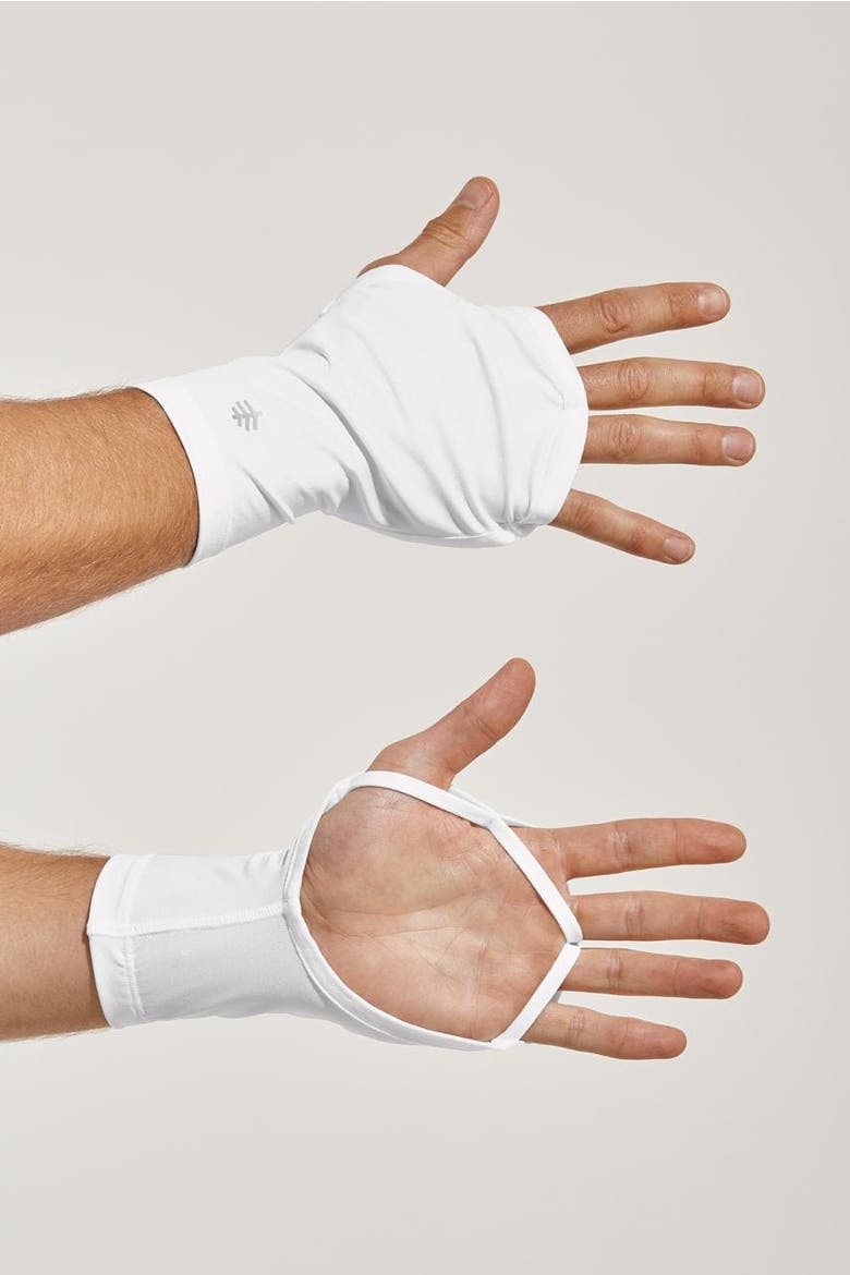 Tramo Performance UV Hand Cover, UPF 50+ Sun Protection, Alternate, color, White