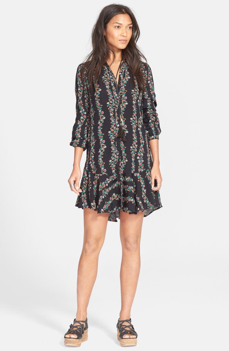 Free People Button Front Shirtdress, Main, color,