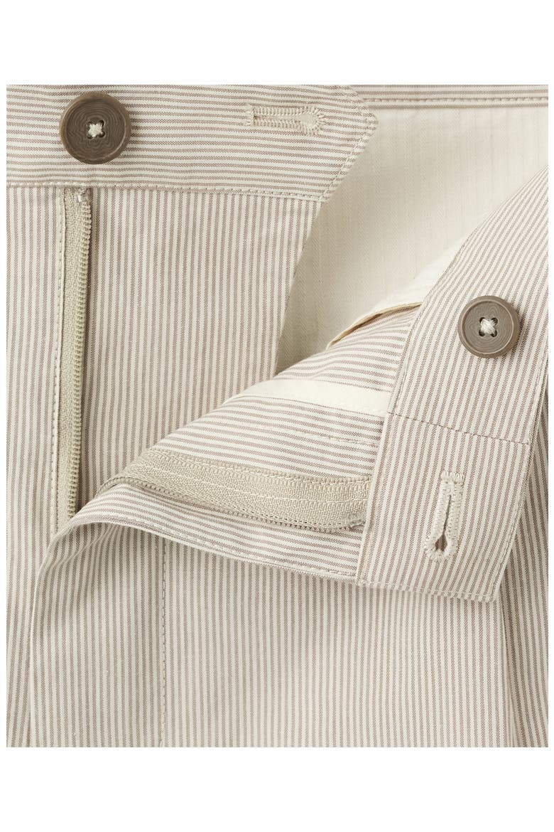 Tonal Stripe Regular Fit Pants, Alternate, color, MEDIUM BROWN