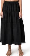 PAIGE Andres Tiered Maxi Skirt