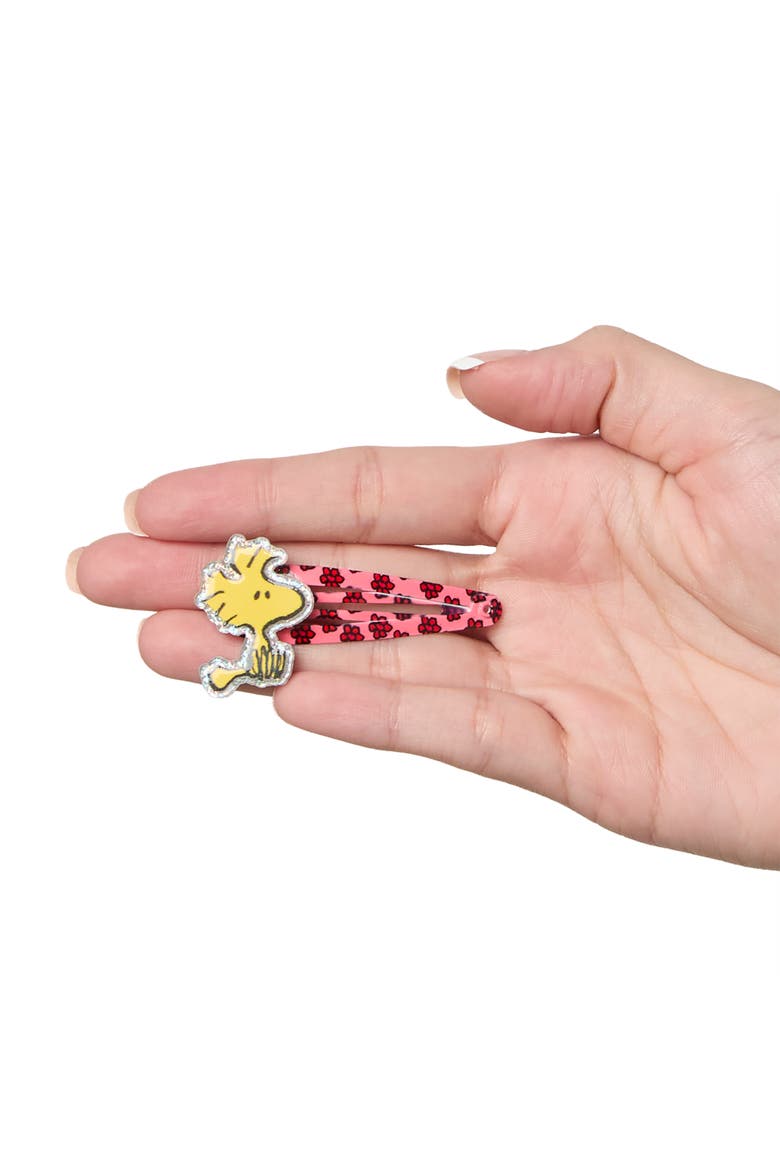 Woodstock and Snoopy Hair Clips 8-Piece Set, Alternate, color, Multicolored