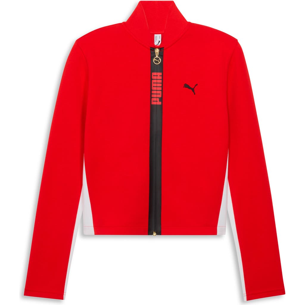 Puma T7 Slim Track Jacket In Red