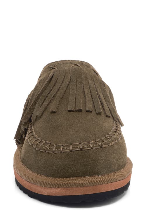 Free People Fallon Fringe Faux Fur Mule Slipper