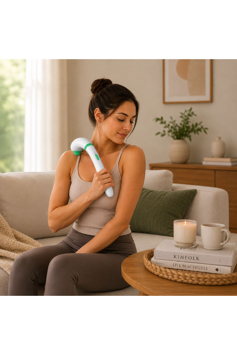 Portable Handheld Massager, Alternate, color, White