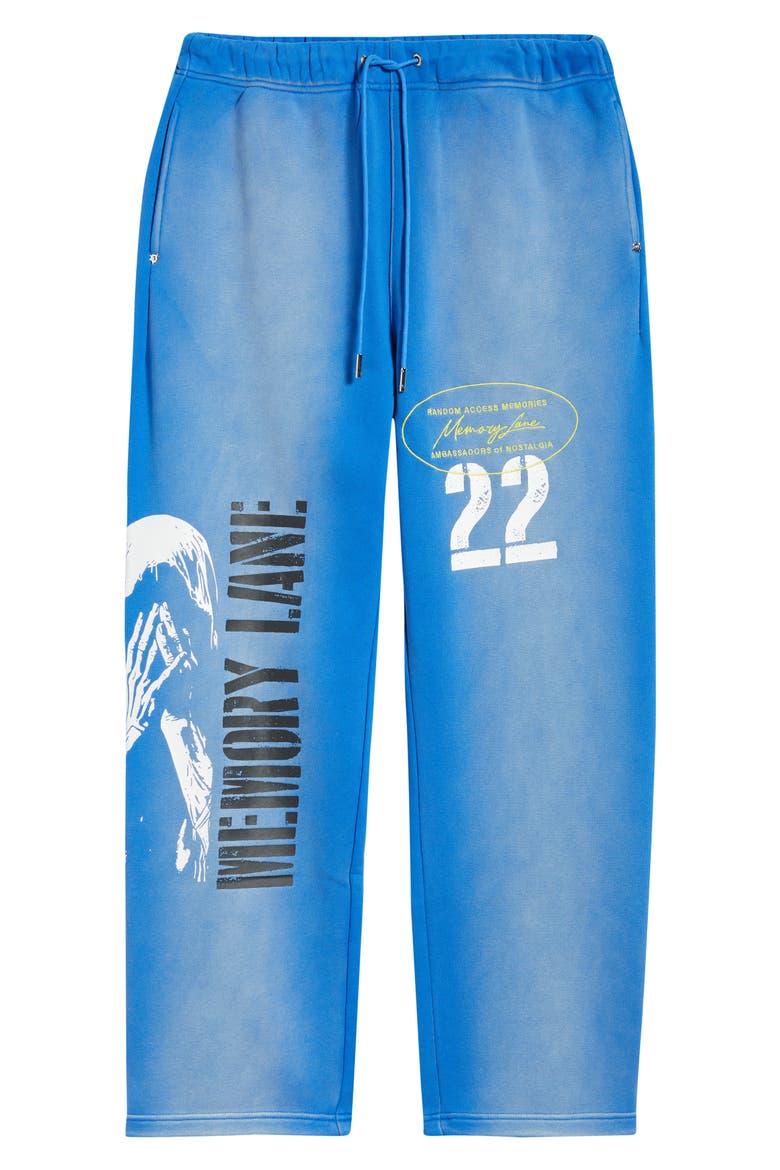 Stencil Logo Sweatpants, Alternate, color, FADED BLUE