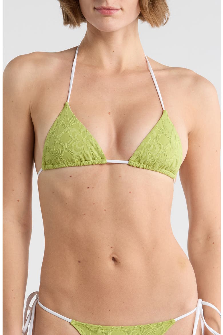 Michelle Triangle Bikini Top, Main, color, GUACAMOLE