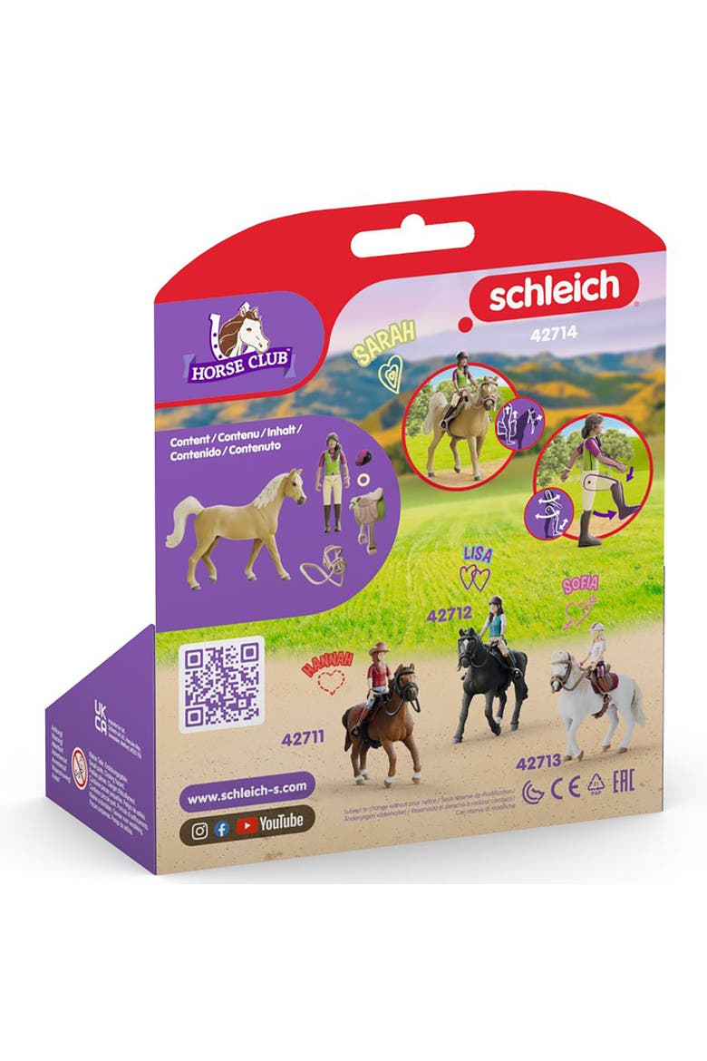 Horse Club Sarah and Mystery 6 Piece Playset, Alternate, color, Multicolored