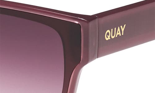 Quay Drive In 66mm Square Sunglasses In Brown
