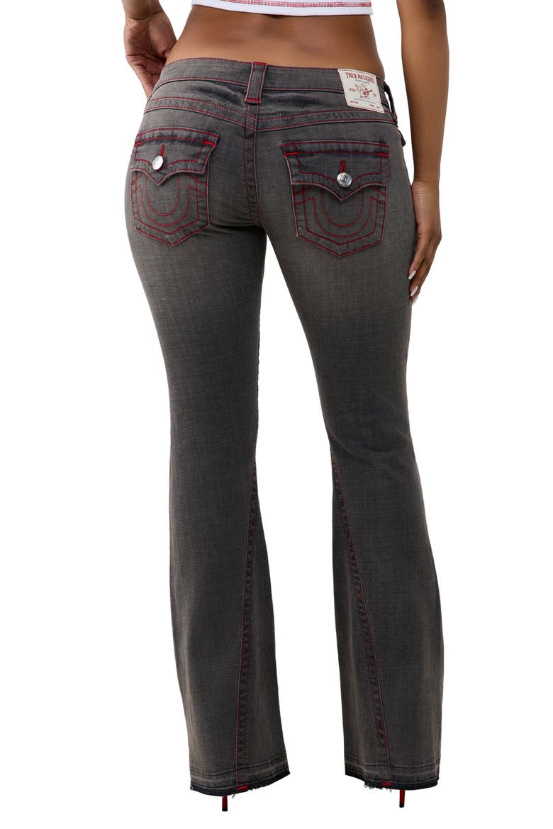 Joey Low Rise Flare Jeans, Alternate, color, COMPASS TRAIL