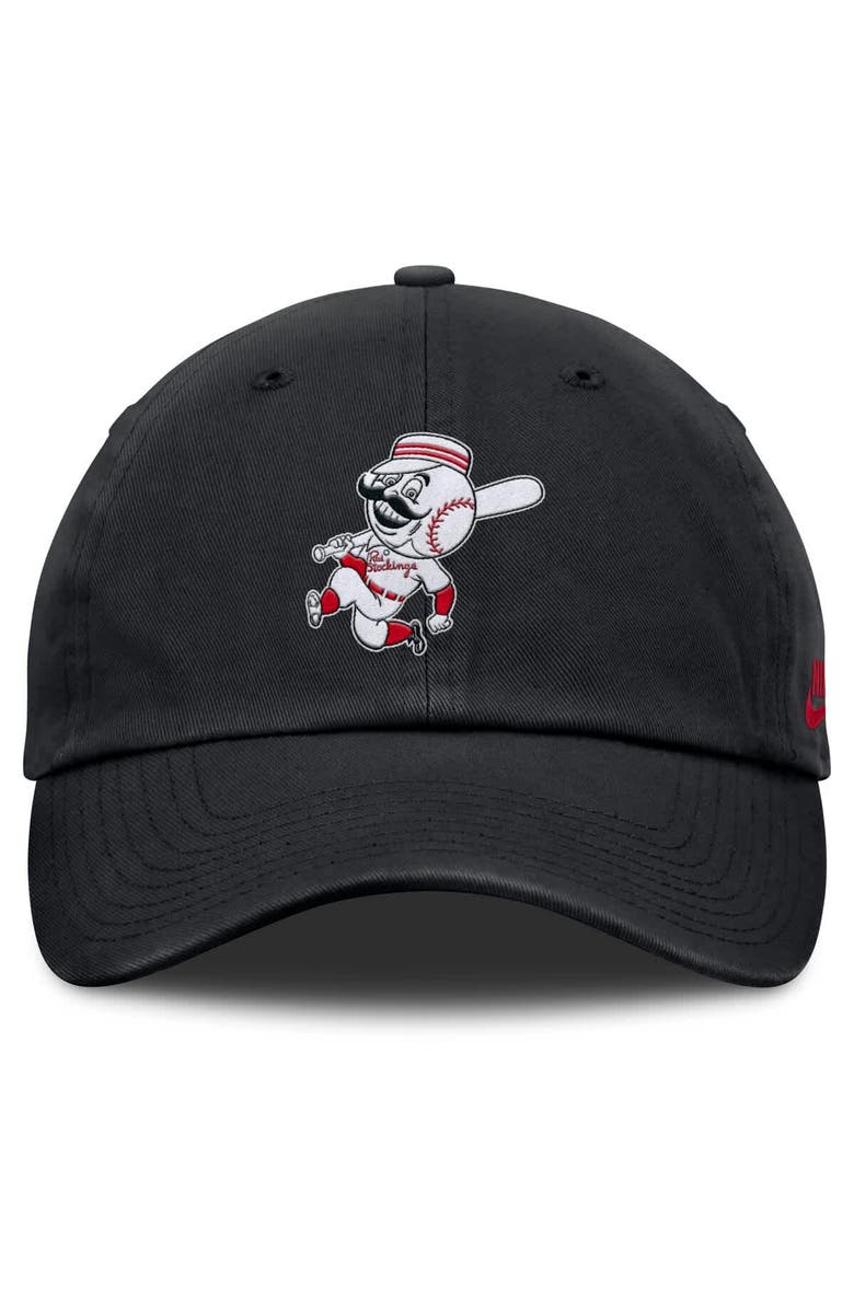 Nike Men's Nike Black Cincinnati Reds Club Adjustable Hat, Alternate, color, 