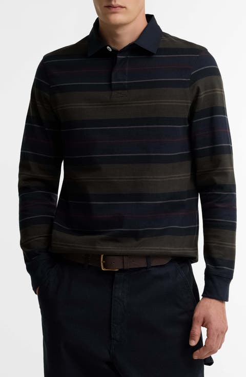 Frith Stripe Long Sleeve Rugby Shirt