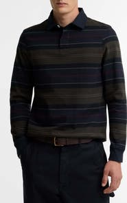 Barbour Frith Stripe Long Sleeve Rugby Shirt