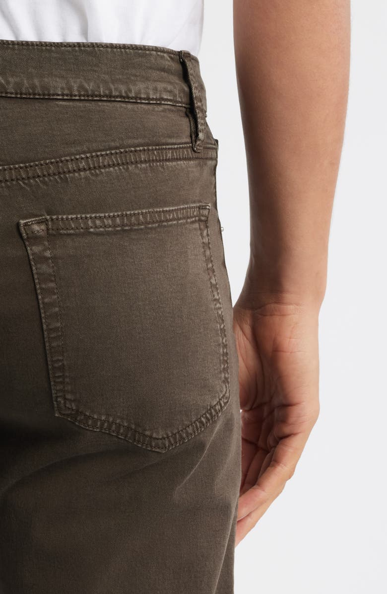 FRAME Modern Straight Leg Five-Pocket Twill Pants, Alternate, color, Mocha