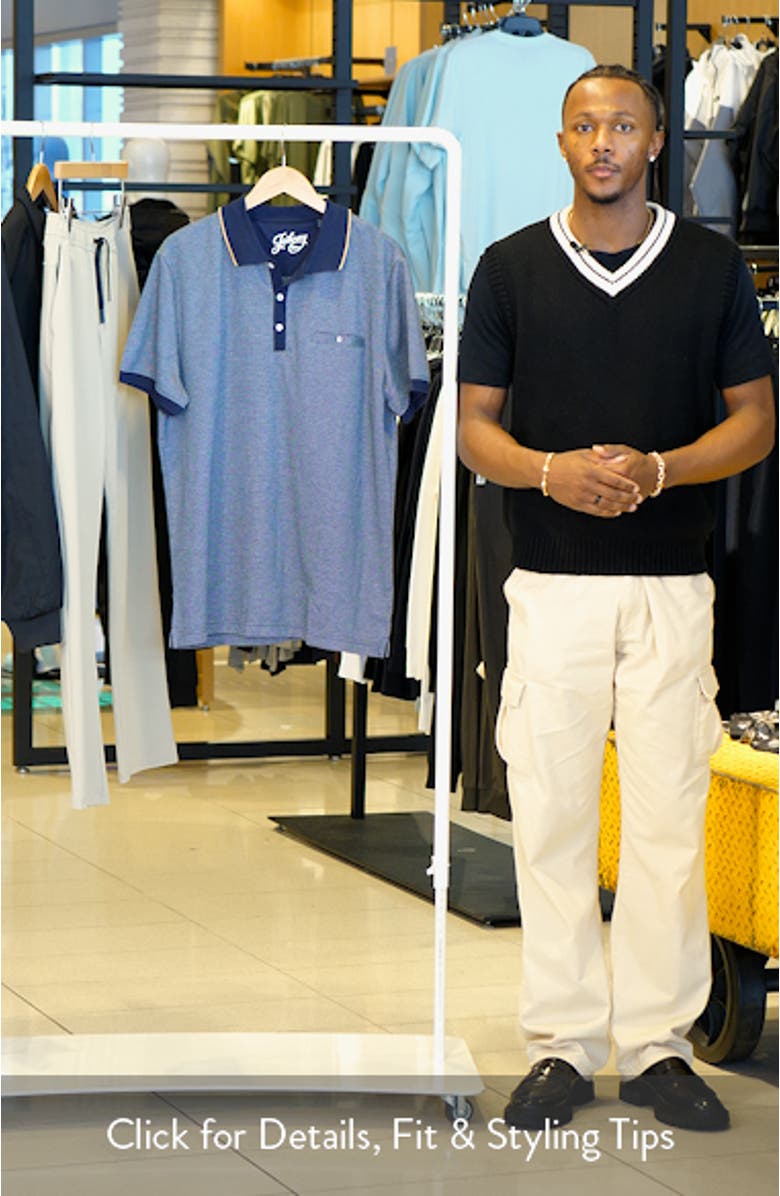 George Diamond Jacquard Polo, sales video thumbnail