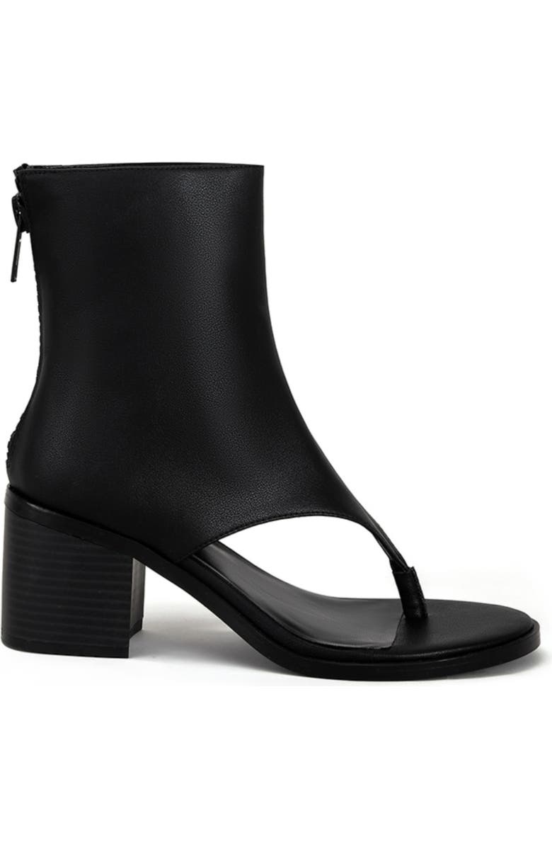 AZALEA WANG Grayson Water Resistant Block Heel Sandal, Alternate, color, Black