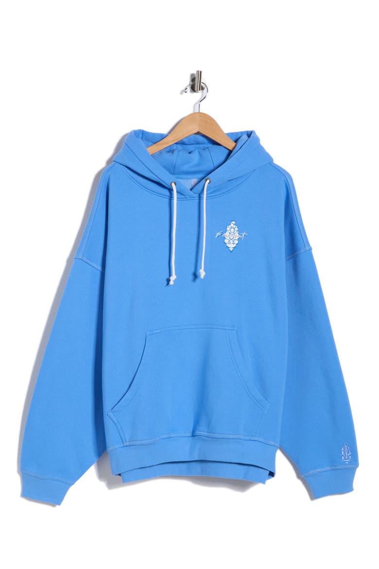 FP Movement Final Call Graphic Hoodie, Main, color, BLUE