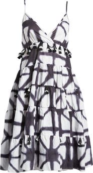 AREA STARS Batik A-Line Dress