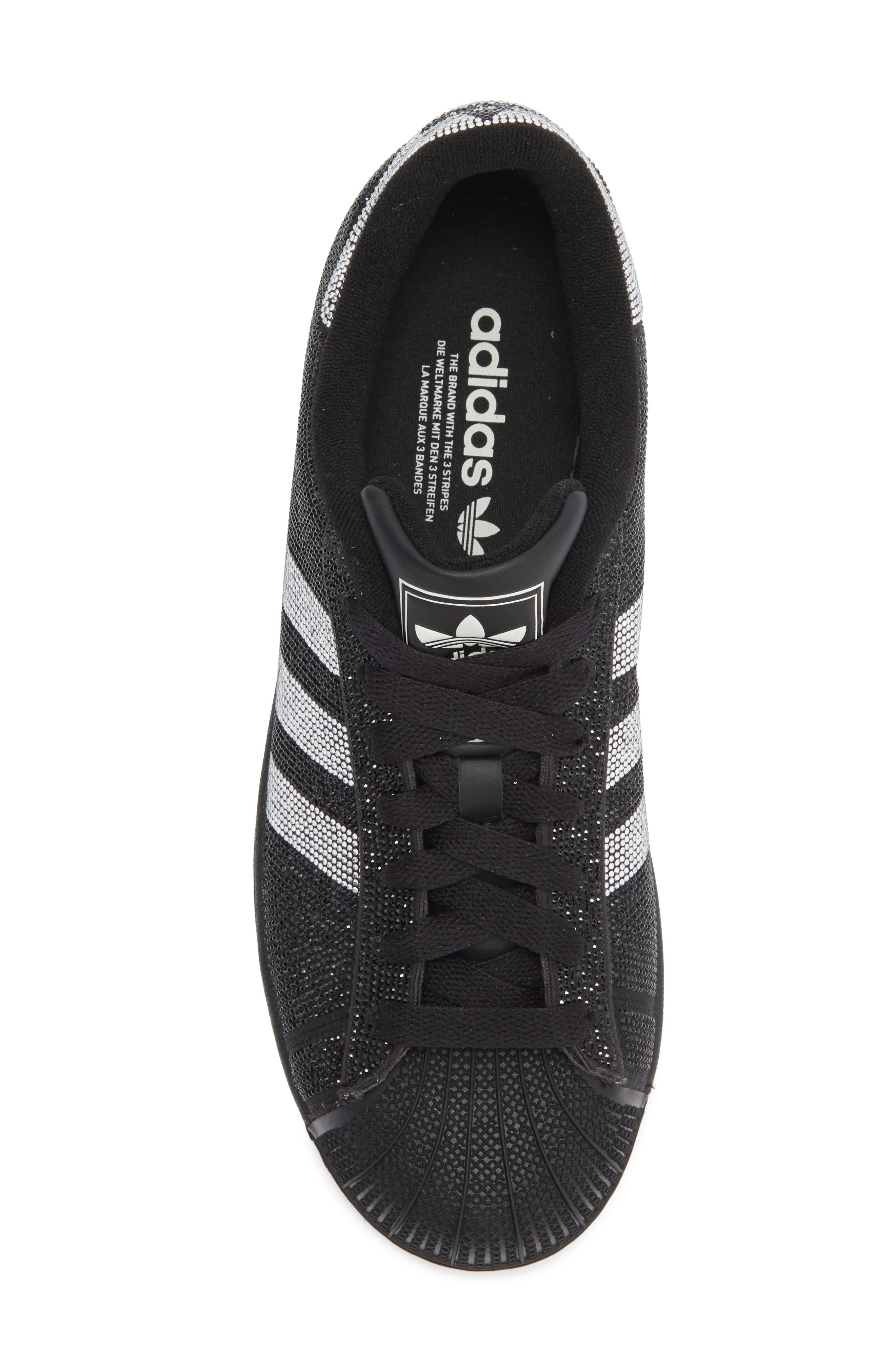 adidas Superstar II Sneaker, Alternate, color, Black/ Silver/ Off White