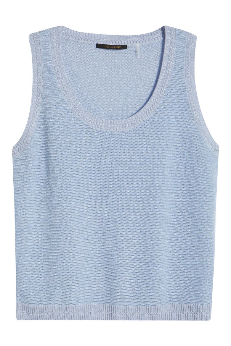 Metallic Sweater Tank, Alternate, color, LIGHT BLUE