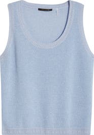 KOBI HALPERIN Metallic Sweater Tank