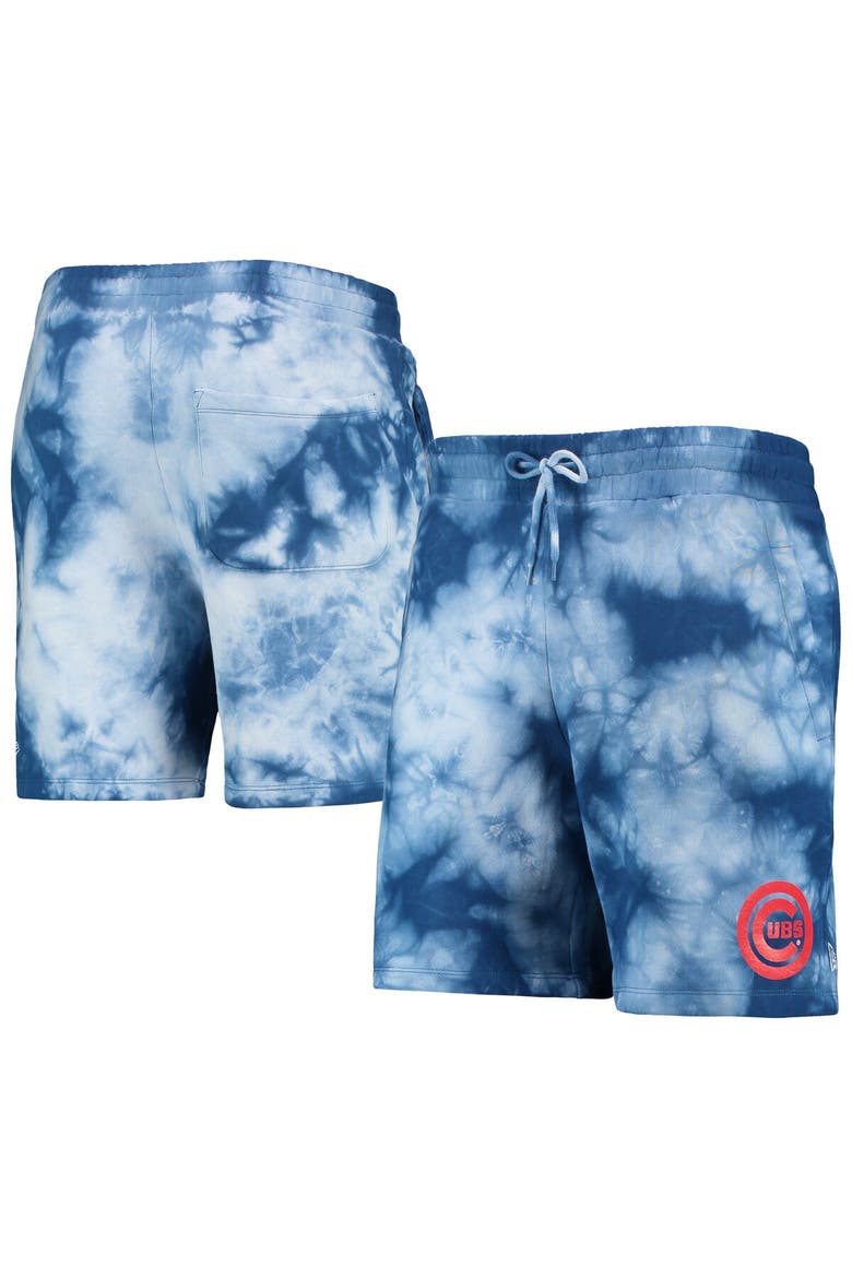 Men's New Era Royal Chicago Cubs Team Dye Shorts, Main, color, Royal