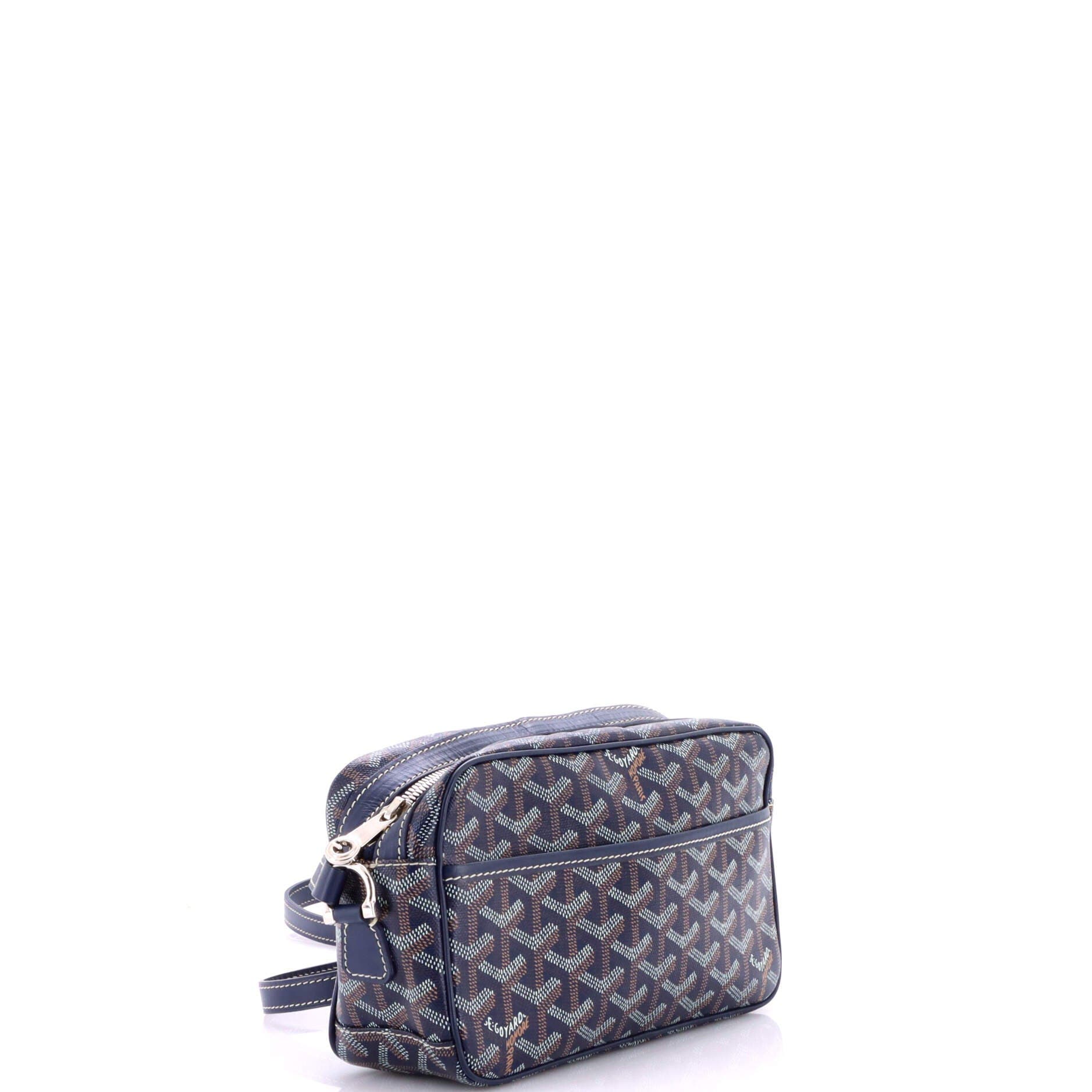 Pre-Owned Goyard Cap Vert Bag Coated Canvas, Alternate, color, Blue