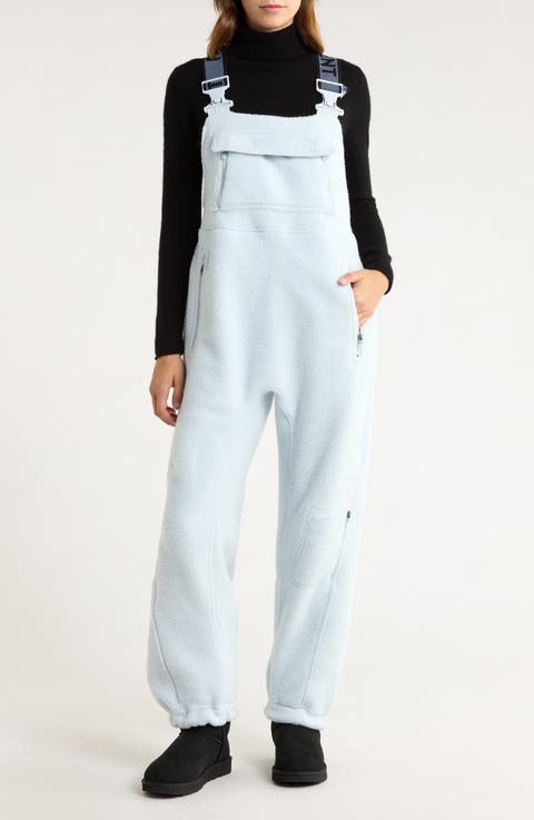 FP Movement Hit the Slopes High Pile Fleece Snow Bibs