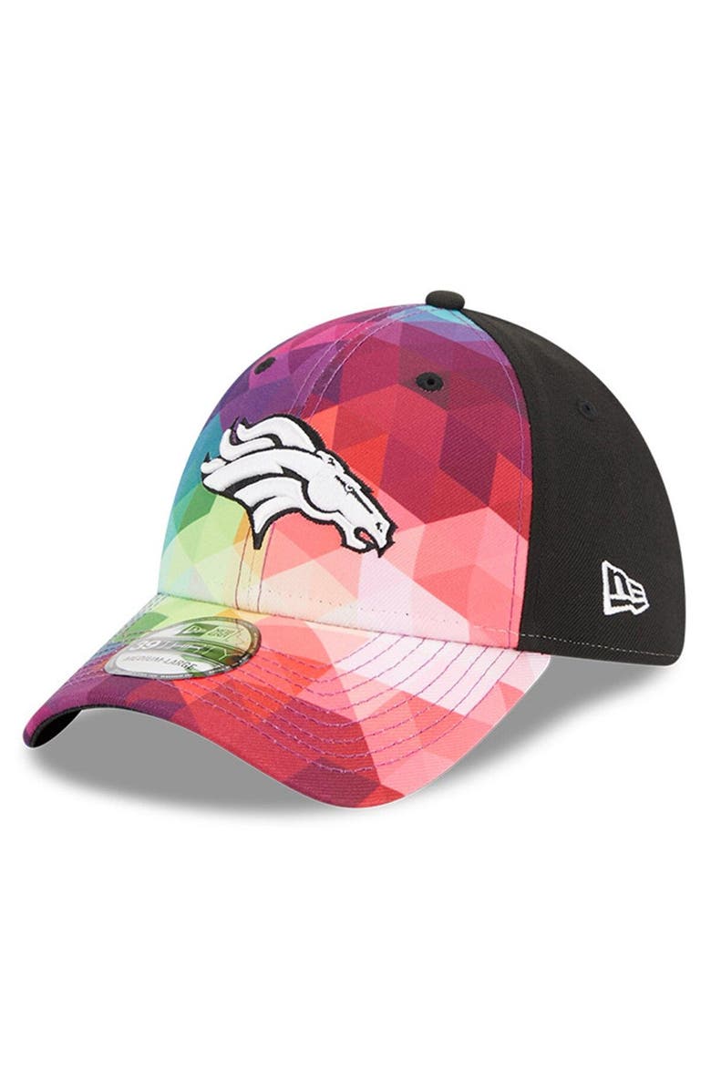 New Era Men's New Era Pink Denver Broncos 2023 NFL Crucial Catch 39THIRTY Flex Hat, Main, color, Pink