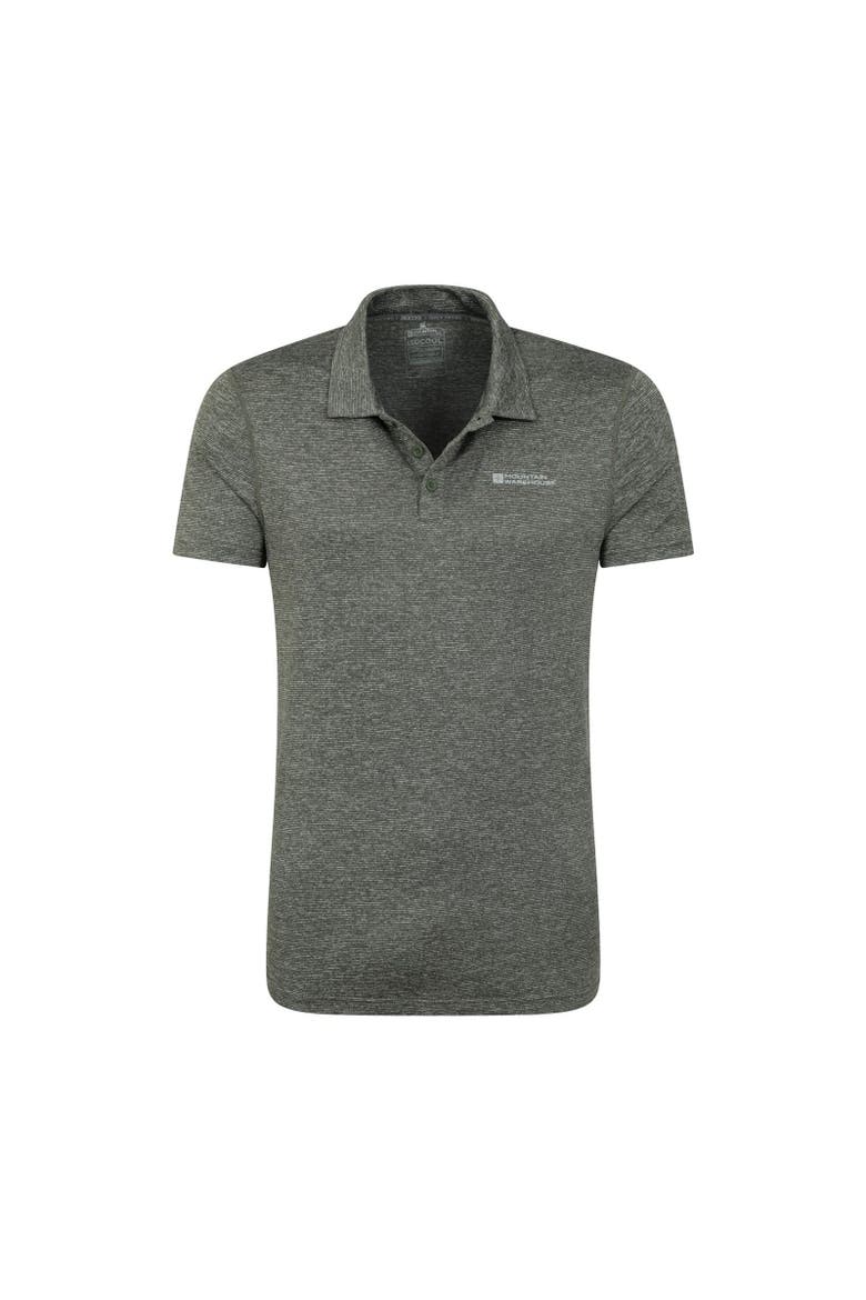 Agra Stripe Polo Shirt, Alternate, color, Green