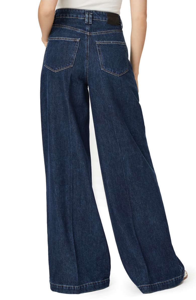 PAIGE Portia Double Waistband Wide Leg Jeans, Alternate, color, Michiru