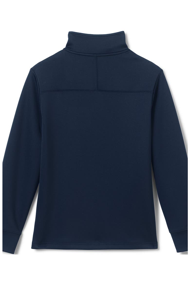 School Uniform Kids Quarter Zip Pullover, Alternate, color, Classic Navy