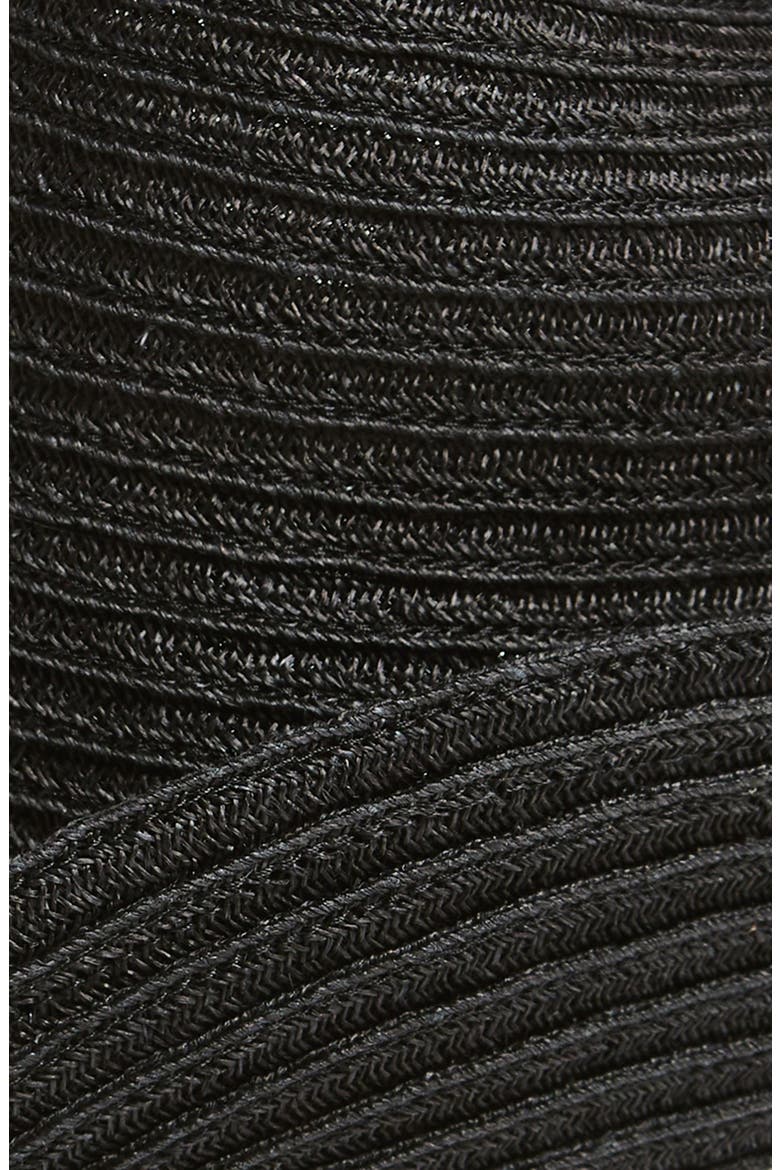 Woven Western Hat, Alternate, color, BLACK