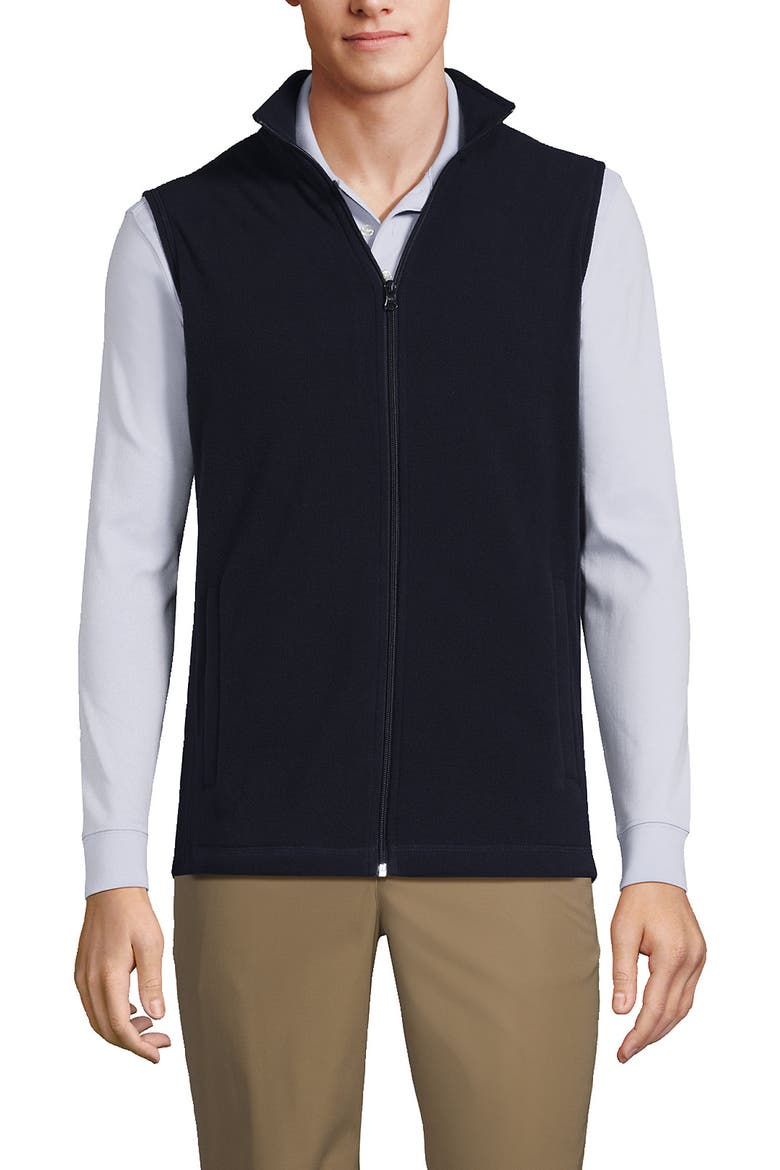 Lightweight Fleece Vest, Main, color, Classic Navy