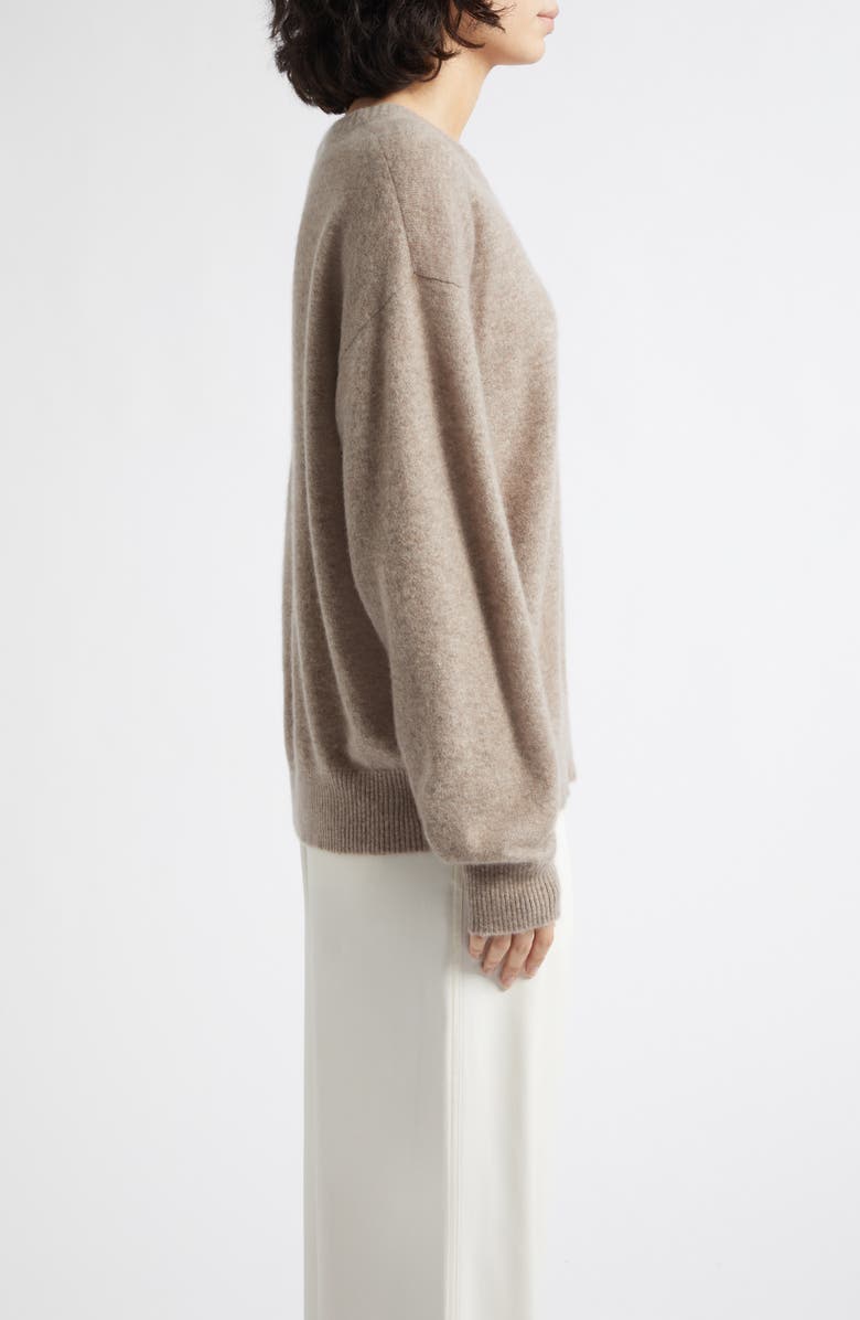 Johnstons of Elgin Jessie Cashmere Crewneck Sweater, Alternate, color, Heathcot Colourway