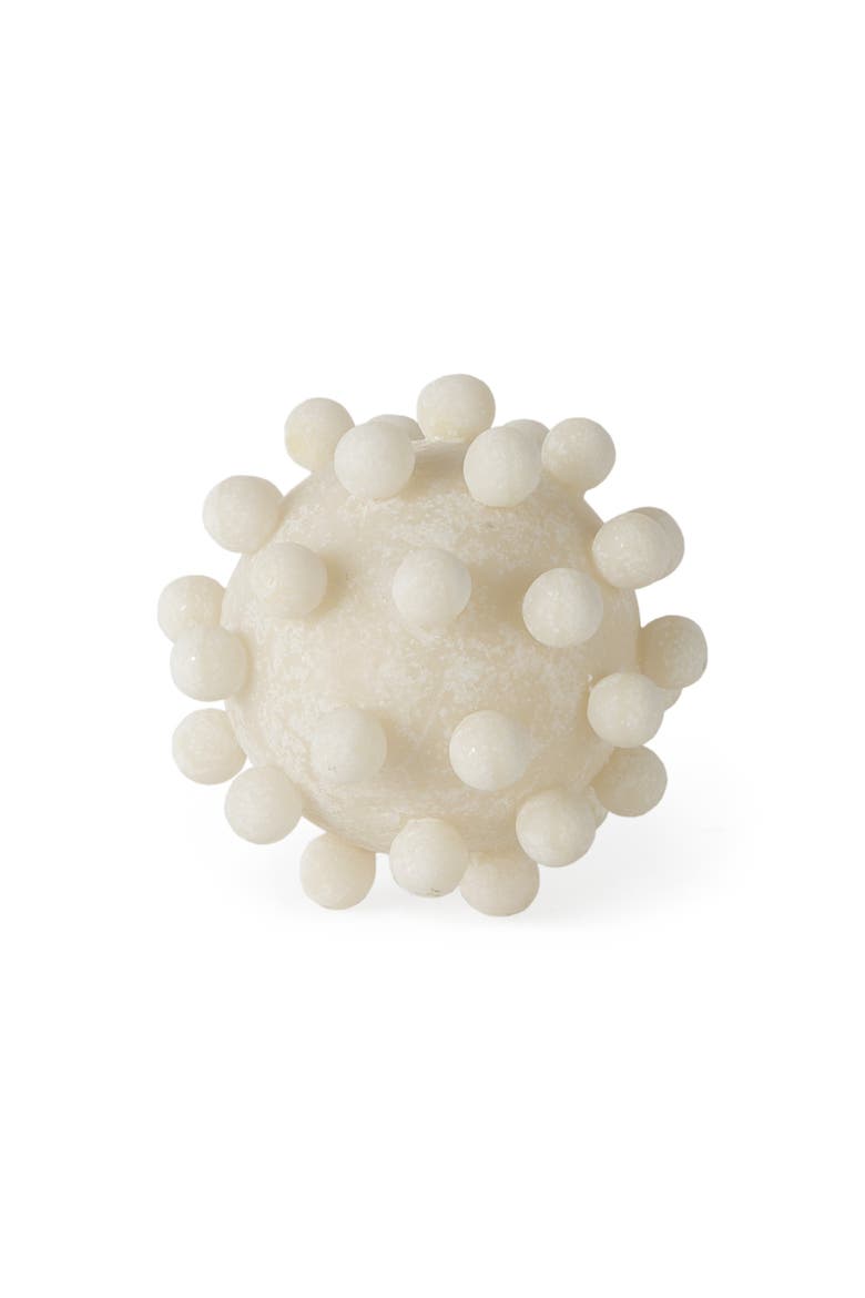 Malo Resin Sphere Decorative Object, Main, color, Beige
