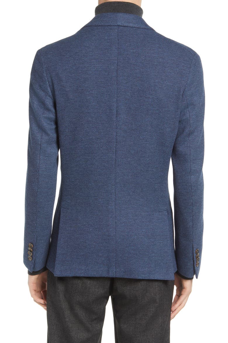 Tom Heathered Knit Sport Coat, Alternate, color, BLUE