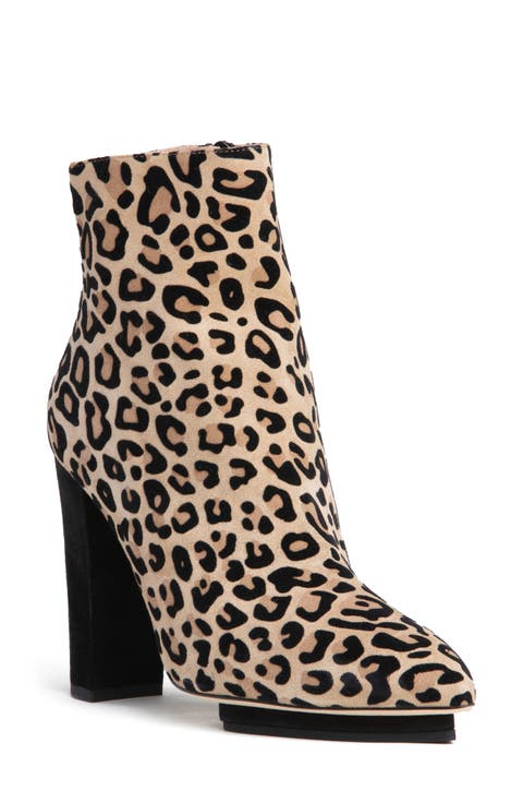 Tessa Pointed Toe Platform Bootie (Women)