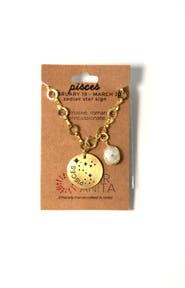 Fair Anita Zodiac Star Sign Necklace - Pisces
