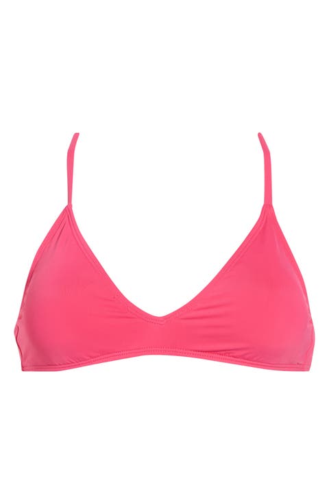 Beach Classics Strappy Athletic Triangle Bikini Top