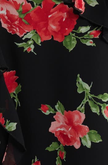 Lillian Floral Print Maxi Dress