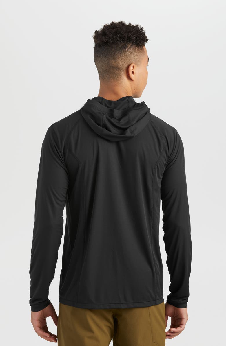 Outdoor Research Echo Recycled Polyester Hoodie, Alternate, color, Black