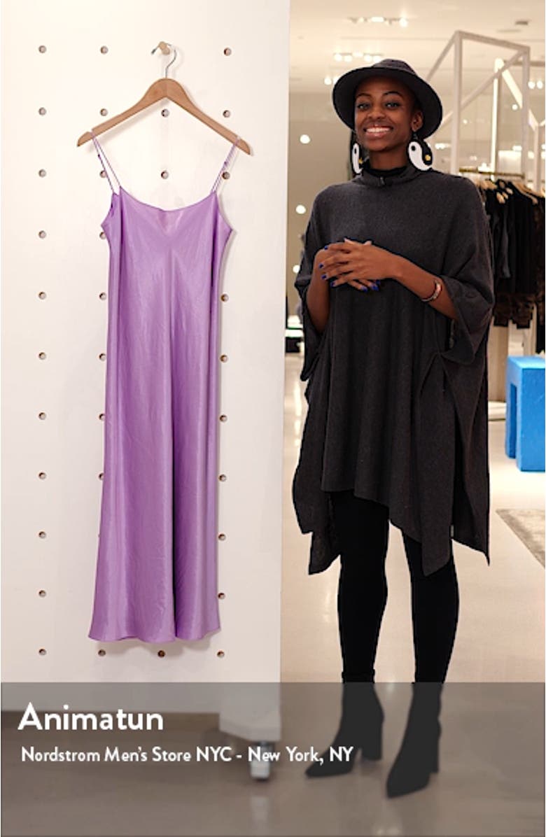 Satin Midi Slipdress, sales video thumbnail