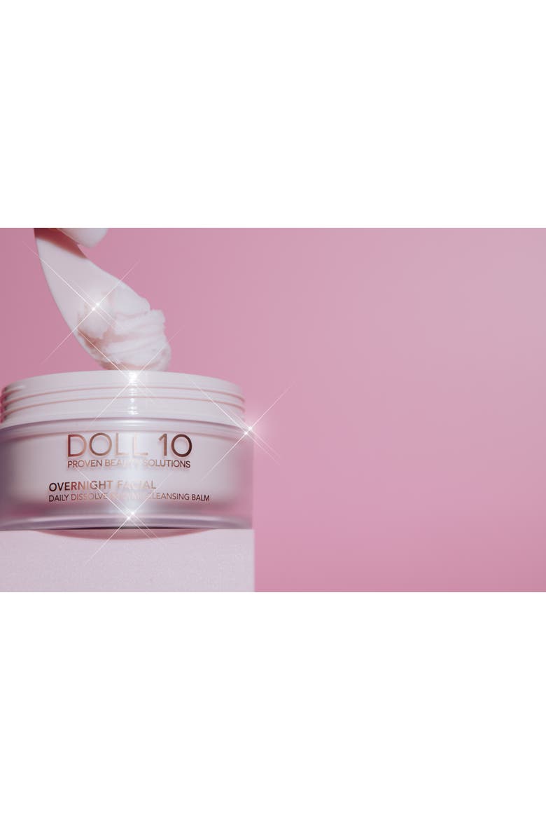 Overnight Facial Daily Dissolve Enzyme Cleansing Balm, Alternate, color, Pastel Purple