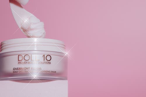 Doll 10 Beauty Overnight Facial Daily Dissolve Enzyme Cleansing Balm In Pastel Purple