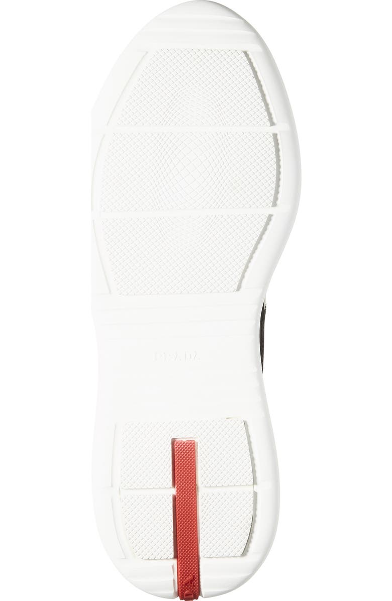 Prada America's Cup Sneaker, Alternate, color, Nero/ Argento