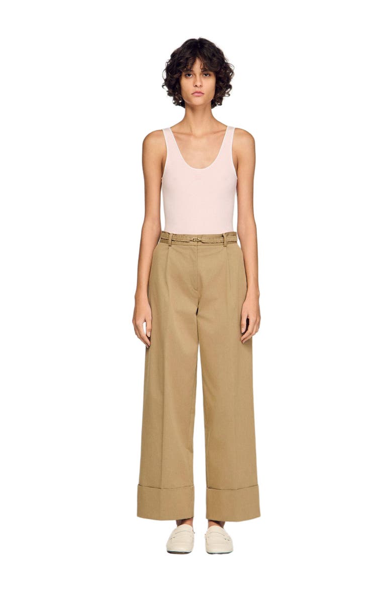 Suit trousers, Alternate, color, Beige
