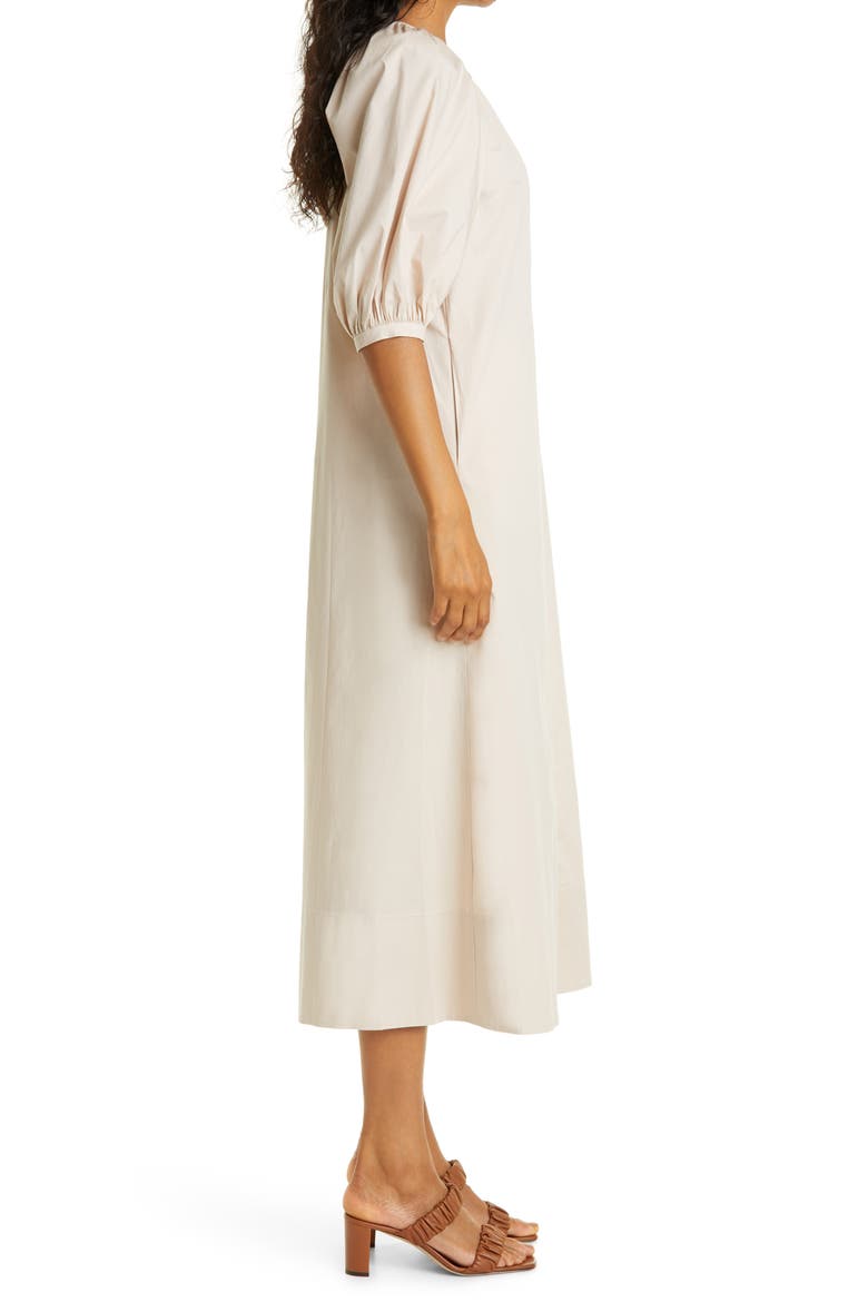 Vincent Puff Sleeve Maxi Dress, Alternate, color, BISCOTTI
