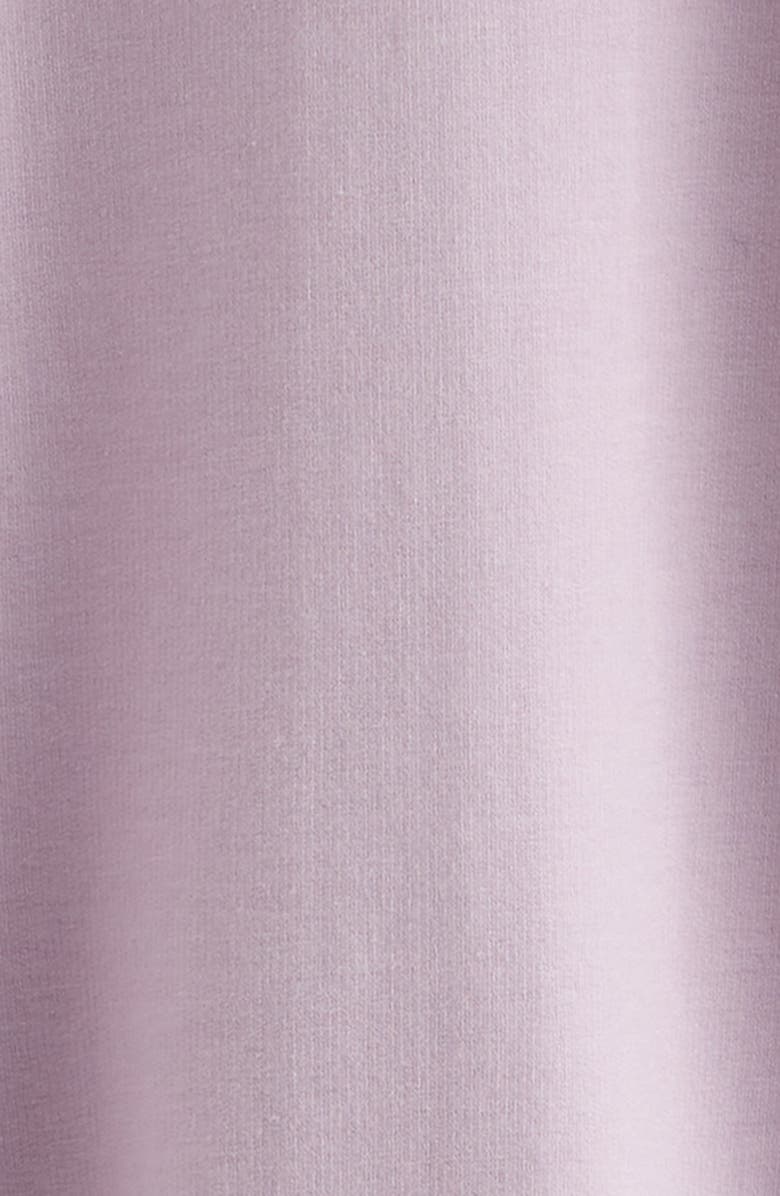 Nordstrom Ruffle Cozy Romper, Alternate, color, Purple Frost