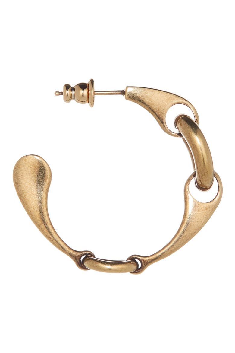 The Chloé Spirit Hoop Earrings, Alternate, color, VINTAGE GOLD